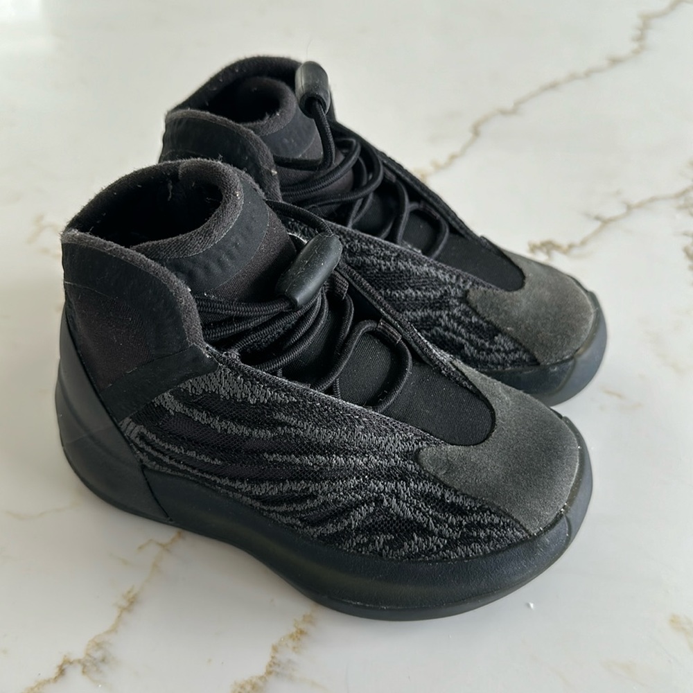 Adidas Yeezy QNTM Toddler Shoes Onyx